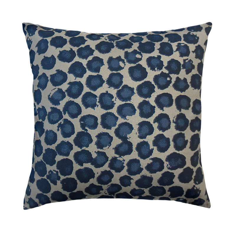 Oreiller Eilert, 18 po x 18 po, Bleu