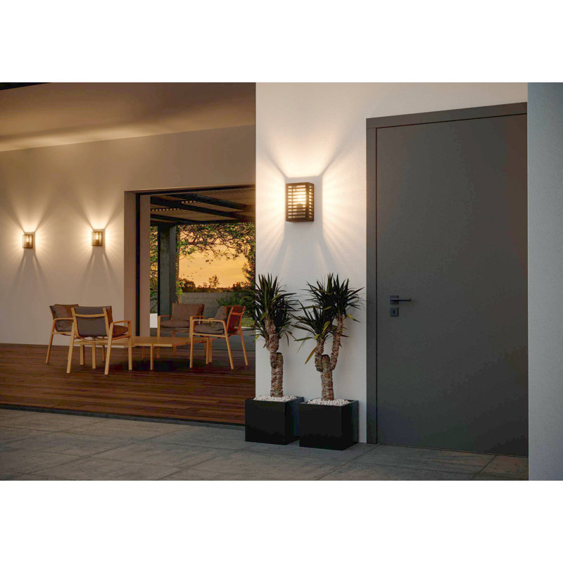 Finli Black Outdoor Flush Mount