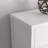 Rowson Elegant Dresser with Metal Handle, Wooden & White Finish, 60.6 x 36.2 x 15.7 inches | 100% Chipboard with MDF Frame, Thickness: 0.7 inches | Stylish Storage Solution for Bedroom & Living Room, Durable & Modern Design