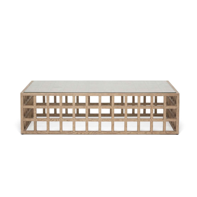 Table basse Corinne, H 16,5 po x L 61 po x l 31 po
