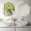 Rithi Round Flat Wall Mirror-752637291