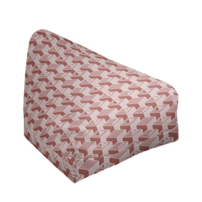 Housse de sac de pois classic skyscrapers, H 27 po x L 30 po x P 25 po, Rouge, Bourre en polyester