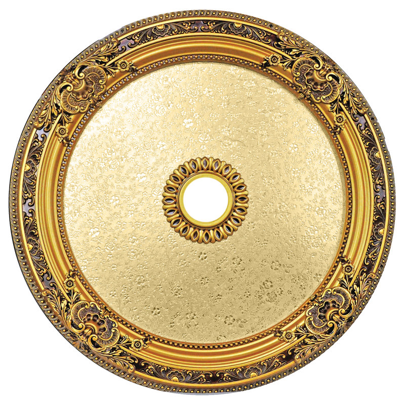 Médaillon de plafond, Or antique