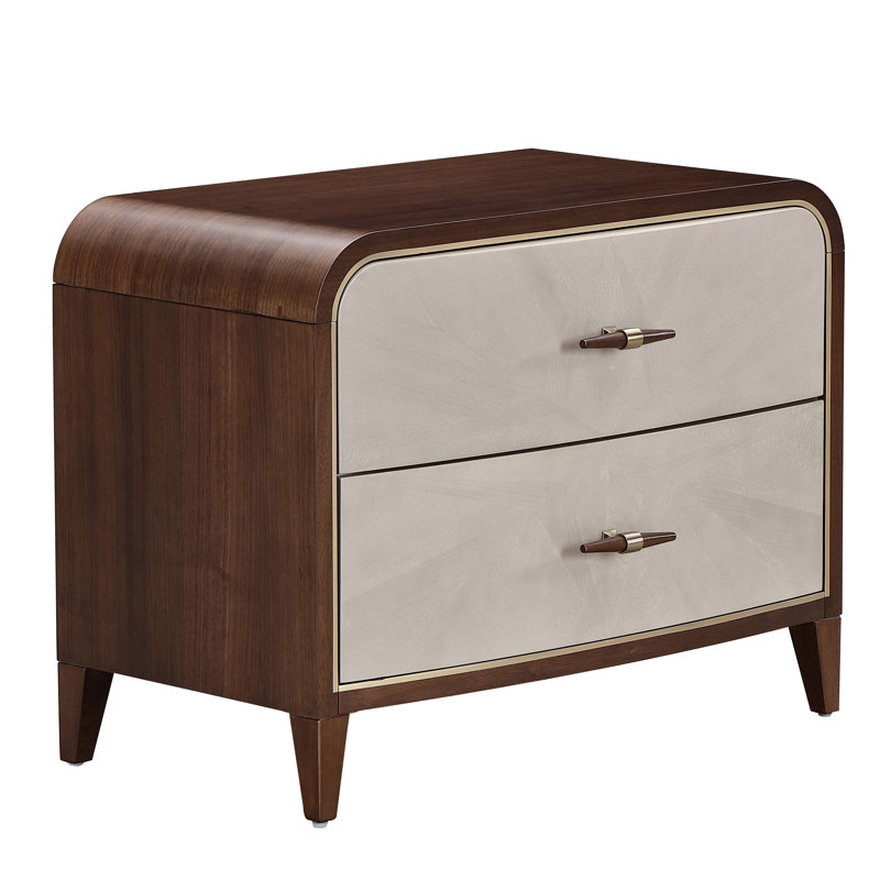 Houston Large Nightstand - Walnut
