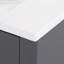 Meuble-lavabo double l 60,25 po avec plateau en marbre Ayra-369396891