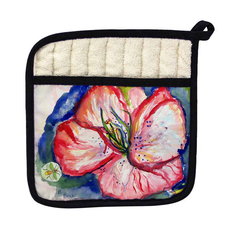Cuisinier poignée hibiscus intérieure betsy drake