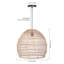 Luminaire suspendu en rotin 1 lumière-672087781