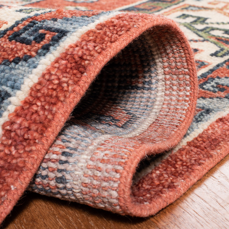 Samarkand 119 Area Rug In Red / Beige, Rectangle 10' x 14'