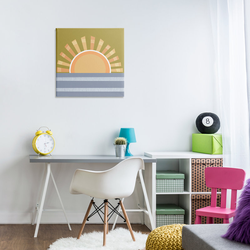 «Rising Sun Over Ocean» par Tina Finn, H 24 po x l 24 po