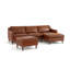 Canapé modulaire en cuir 3 pièces Ashtabula