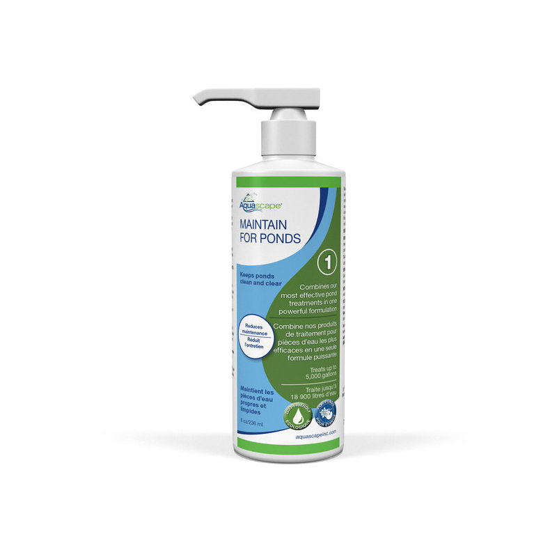 Maintain for Ponds Algues Control, 8 oz / 236 ml