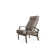 Chaise de patio inclinable avec coussins Askar