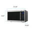 Micro-ondes Avanti 1,5 pi³ argenté 1000 W