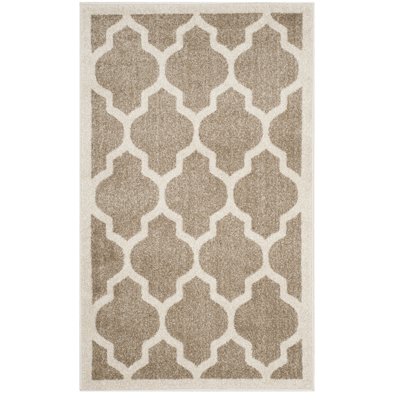 Tapis géométrique Daneya Performance, Rectangle 2 pi 6 po x 4 pi 1 po