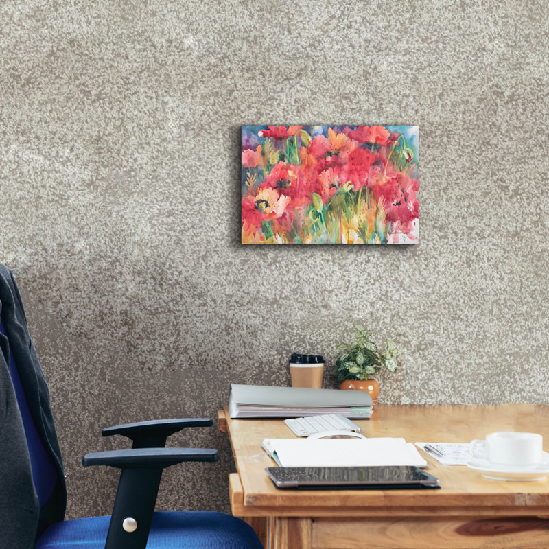 Art mural sur toile Winston Porter «Color Craze» par Annelein Beukenkamp, H 12 po x l 18 po x P 0,75 po