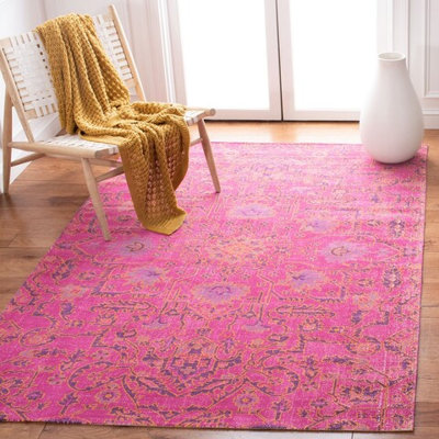 Gold Oriental Hand Woven Area Rug
