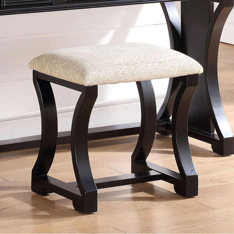Ensemble de meuble-lavabo unique moderne avec tabouret pliable et tiroir en miroir