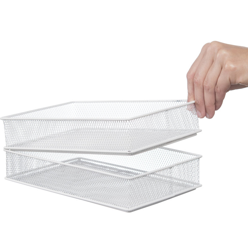 Panier à fournitures de bureau, 2" H x 9" W x 6" D