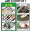 Égouttoir à vaisselle pliable en acier inoxydable, égouttoir à évier pour comptoir de cuisine, égouttoir à vaisselle enroulable, organisateur de cuisine polyvalent pour vaisselle, tasses, ustensiles et légumes