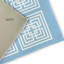 Tapis intérieur / extérieur en chenille tissé à la machine bleu-90725657