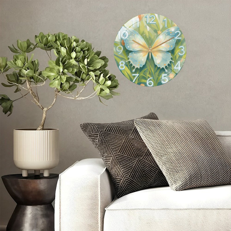 Horloge murale Butterfly