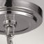 Matthew 1 - Light Polished Nickel Sphere Pendant