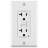 Leviton Smartlock Pro 20 Amp 125 Volt Duplex Watthite GFCI Outlet 5-20R 3 Pack