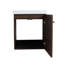 Ensemble de meuble-lavabo simple 18 po avec plateau en céramique Solyana-1142774215