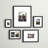 Kinde Matte Picture Frame - Set of 5 with Mat-2124128078