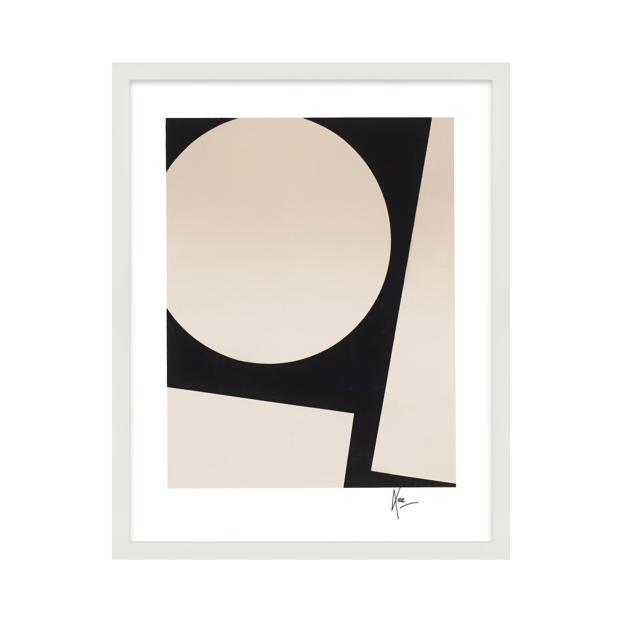You And Me 2 by Lee Lessem, White, 30" H x 24" W x 1.25" D