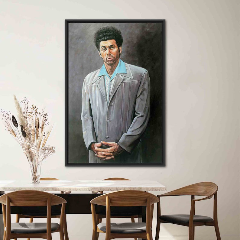 1 Piece Wall Art on Canvas, 35 cm H x 25 cm W, Framed Print without Mat, Black