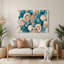 «Coastal Shell Surface Study», art mural en métal beige-2004176059