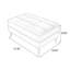 Banc rembourré orange-795630592