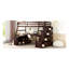 Lit mezzanine simple en couleur. 2 tablettes robustes. Conception inspirée de la maisonnette. Pas de matelas avec tiroirs de rangement. Structure en pin. Thème. Pour 6 personnes et plus. Non inclus-470891493