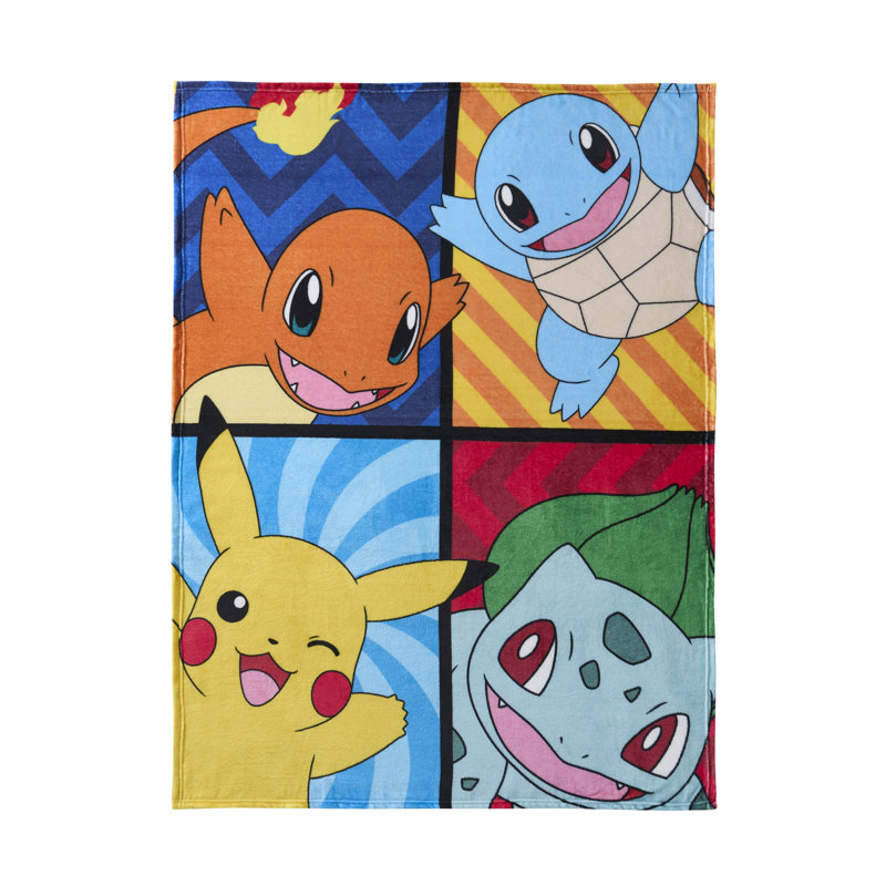 Pokemon 46x60 Kids Throw Blanket