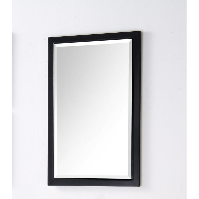 Miroir de salle de bain Carminda, Espresso, H 30 po x l 20 po