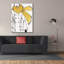 «Fashion Strokes 3 No Splatter» par Anne Tavoletti, art mural sur toile-1209715732