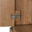 Bibliothèque de 83,4 po de hauteur avec portes