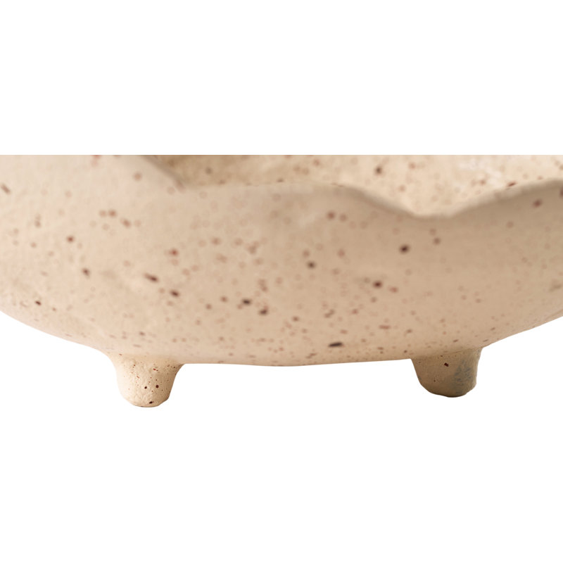 Bol en aluminium Calyx Beige, Beige