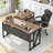 Lympsham 2 - Piece Home Office Executive Desk and Lateral File Cabinet-143053123-143053125