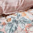 7 King Comforter With Pink Vintage Floral Design, Comfort In Every Season, Microfiber, Refined Flange Edges, Machine Washable , Transform Your Bed Into A Romantic , Two Pattern, Cozy And , Microfiber-130192889-130192894