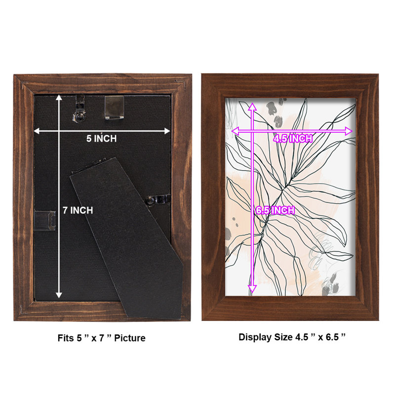 Palm, croquis I encadré sur papier, H 8 po x l 6 po x P 1 po, Châtaigne