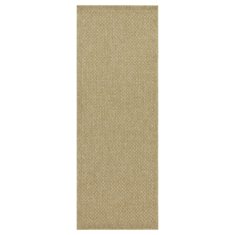 Earth GC_NTL1004 Jute/Jute 2 Ft. 7 In. X 7 Ft. 3 In. Indoor/Outdoor Area Rug, Runner 2'7" x 7'3"