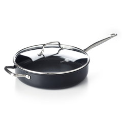 Calphalon Premier Hard-Anodized Nonstick 13in Deep Skillet with Lid