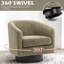 Bennett 72.1Cm Wide Swivel Barrel Chair-2046669572