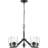 5 - Light Steel Dimmable Chandelier-1862795963