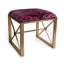 Medallion Upholstered Utility Stool-2081541678