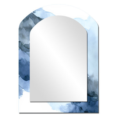 Miroir mural Sapphire Blue Nebula VII