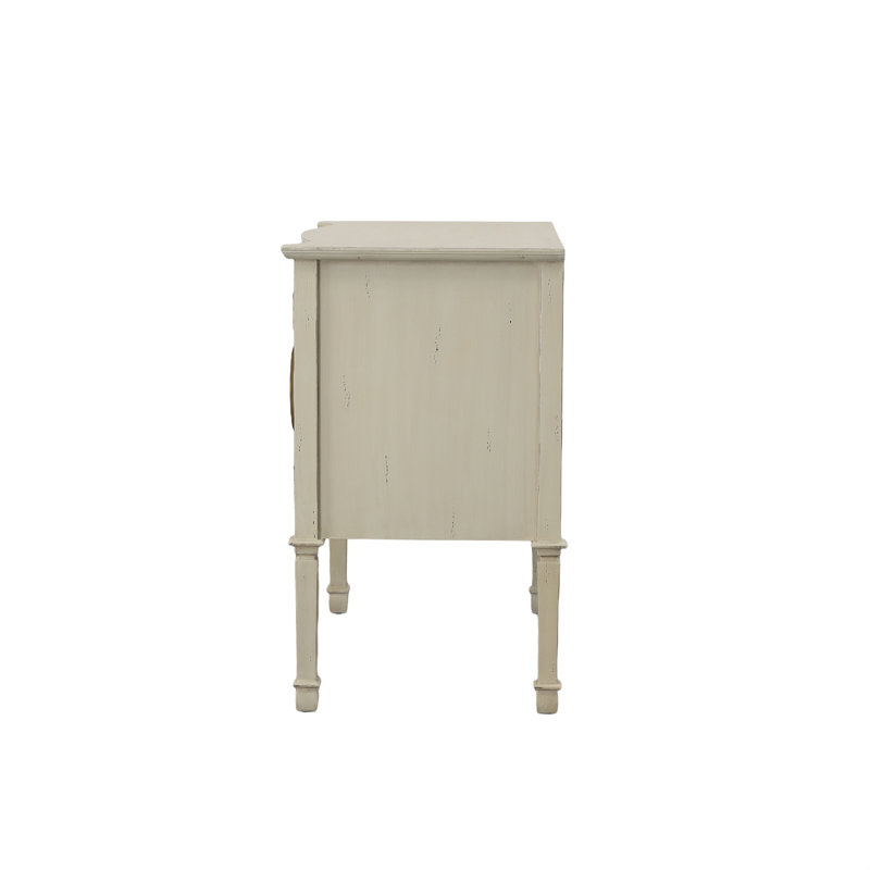 Willow Solid Wood Sideboard, Cream
