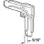Coins de cadre en plastique Prime-Line, 5/16 po x 3/4 po-70043866